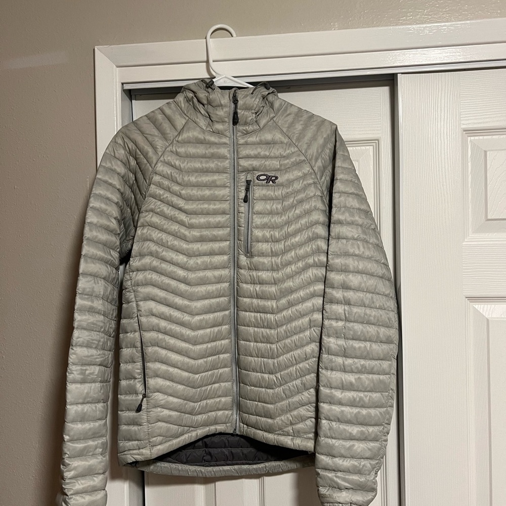 Outdoor Research Gray Puffers Jacket